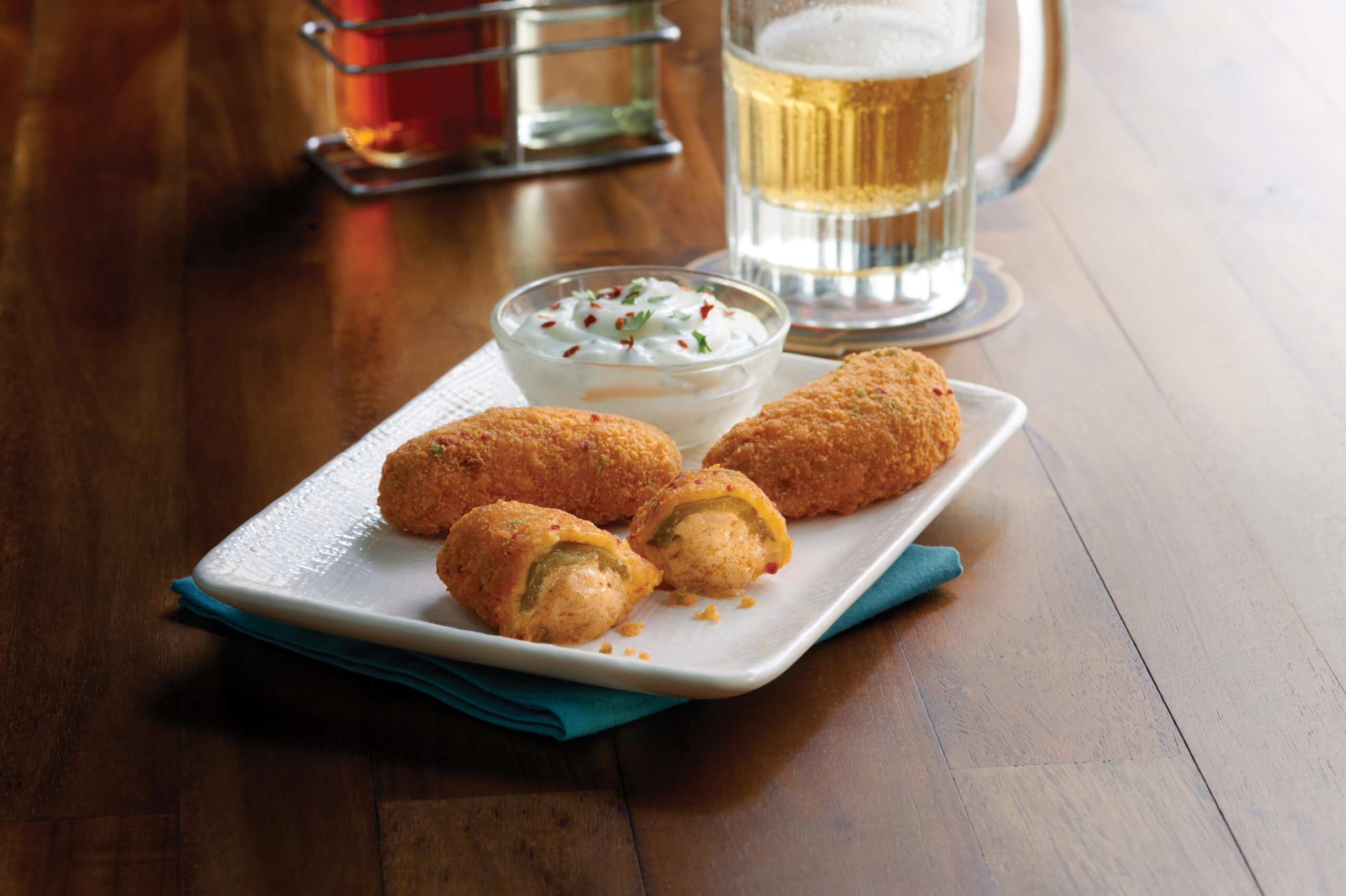 FRED'S - Breaded Stuffed Jalapeño with Cheddar Cheese - 4/3 lb Box