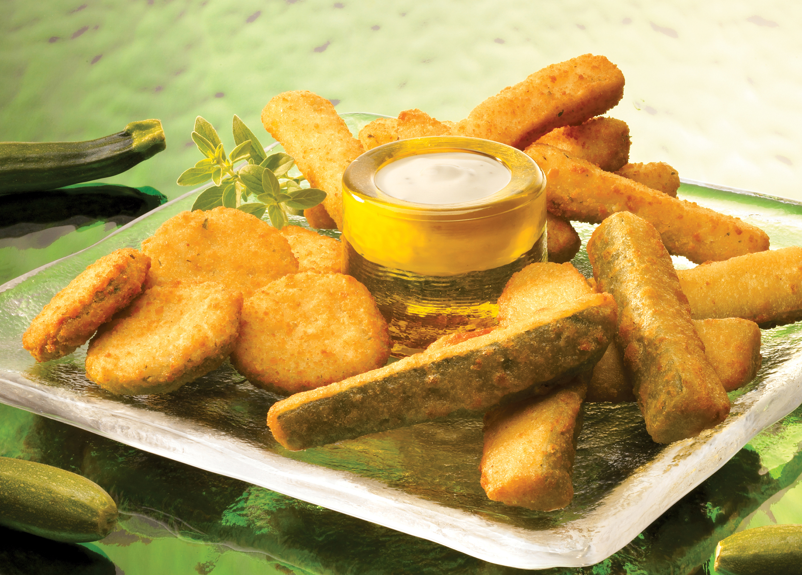 FRED'S - Battered Zucchini Circle - 6/2 lb Bags