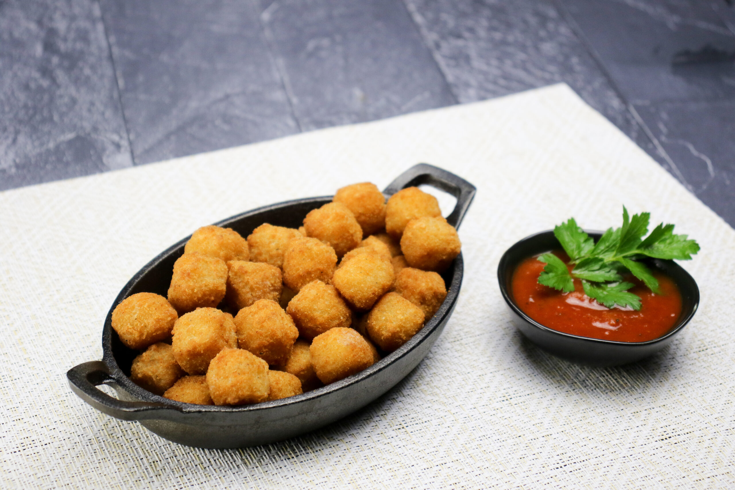 FRED'S-BREADED HOT CHEESE CUBE - 6/4 lb Box