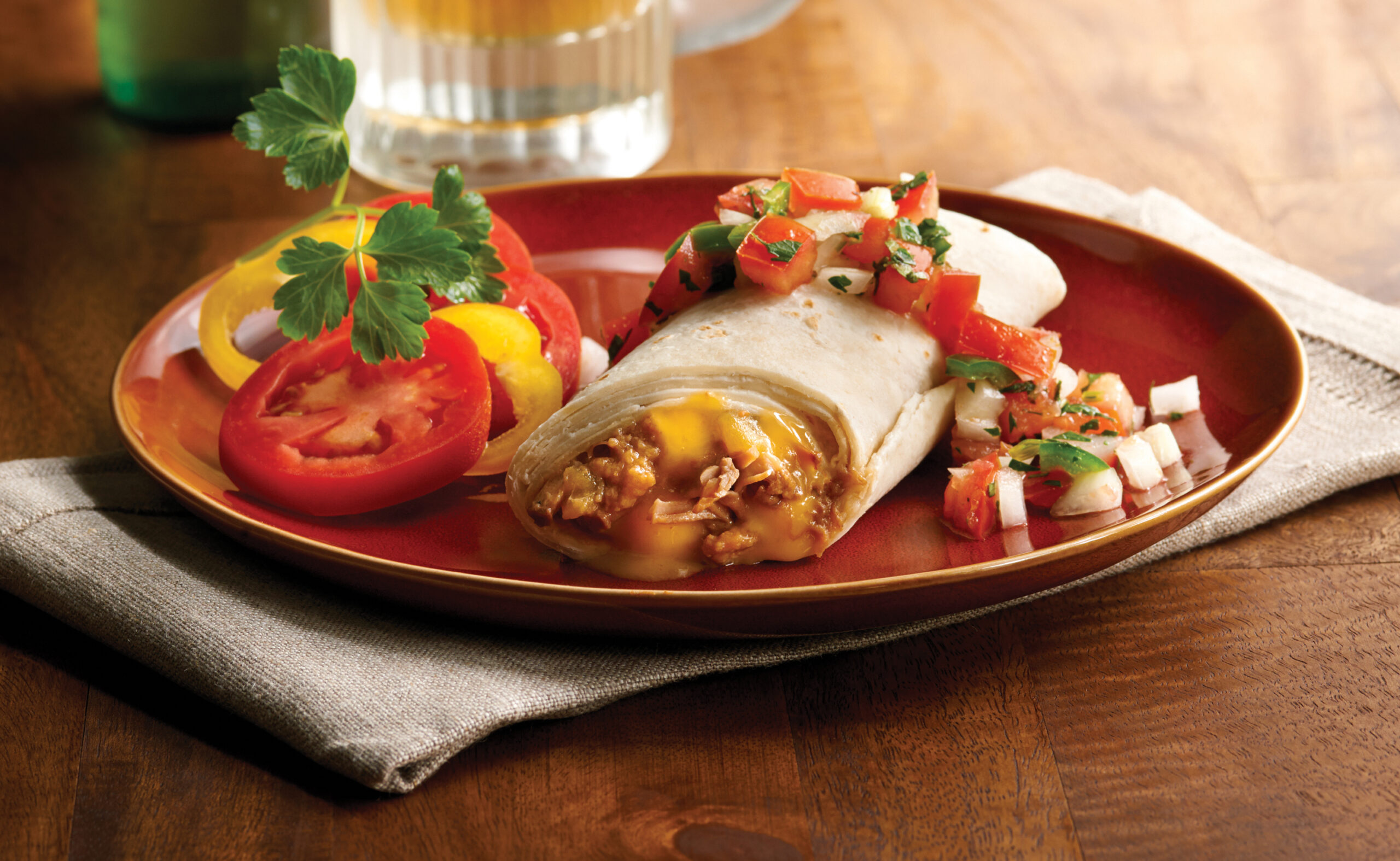 BUTCHER BOY - Beef & Bean, Green Chile Burrito 4oz - 1/72ct Bulk