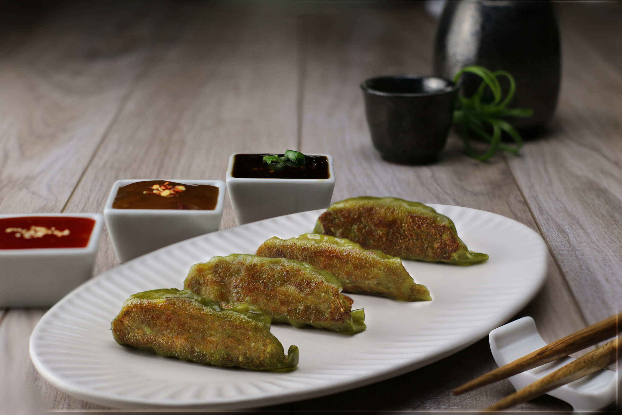 AJINOMOTO - Gourmet Thai Style Vegetable Potsticker 0.7oz - 10/12ct Trays