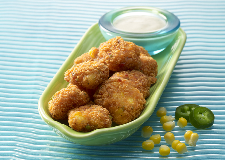 FRED'S - Spicy Breaded Corn Nugget with Jalapeño - 6/2 lb Bags